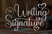 Writing Signature | Script Font