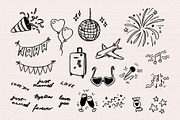Whimsy Party hand-drawn vector, an Object Graphic by SunnyAfternoons (Thumbnail 19 of 26)
