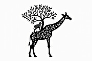 Giraffe Silhouette Vector design, an Illustration by Amazin_art (Thumbnail 20 of 21)