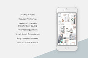 Magnolia Instagram Puzzle Template, a Social Media Template by Studio Sumac (Thumbnail 5 of 5)