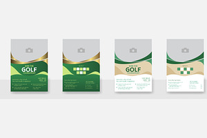Golf tournament poster template, a Flyer Template by Kazi Hossain
