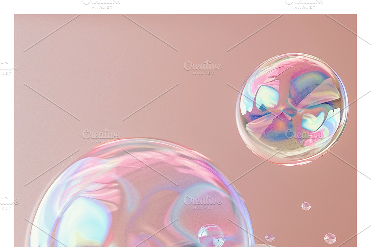 Buri Co - Iridescent Soap Bubbles, a Decorative Illustration by milatovar (Photo 16 of 22)
