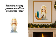 Candle Vector Clipart Set, a Decorative Illustration by InkyQueenArt (Thumbnail 3 of 5)