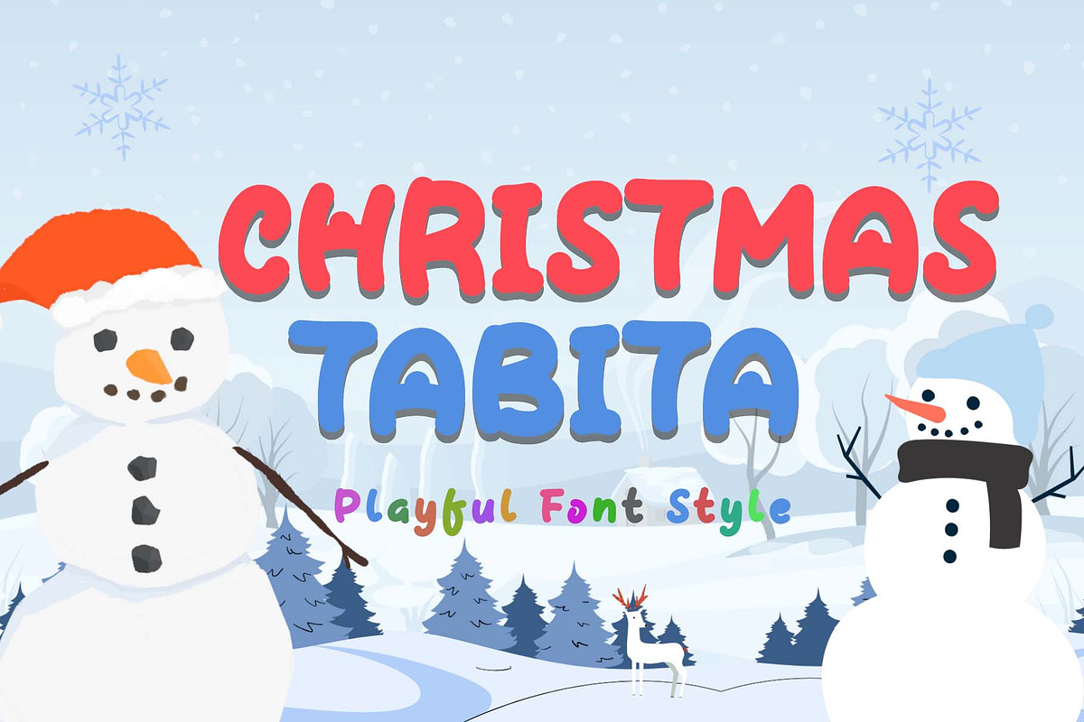 Christmas Tabita, a Handwritten Font by Yoga Letter (Photo 1 of 6)