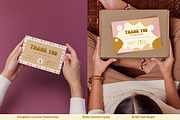 Retro Thank You Cards Templates, a Card Template by Hell Yeah Designs (Thumbnail 4 of 7)