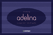 Adelina Font, a Sans Serif Font by alpercakici (Thumbnail 9 of 9)