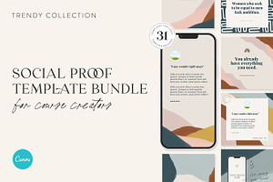 Trendy Social Proof Template Bundle