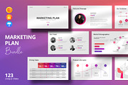 Marketing Plan Presentation Bundle, a Presentation Template by Design Vault (Thumbnail 1 of 15)