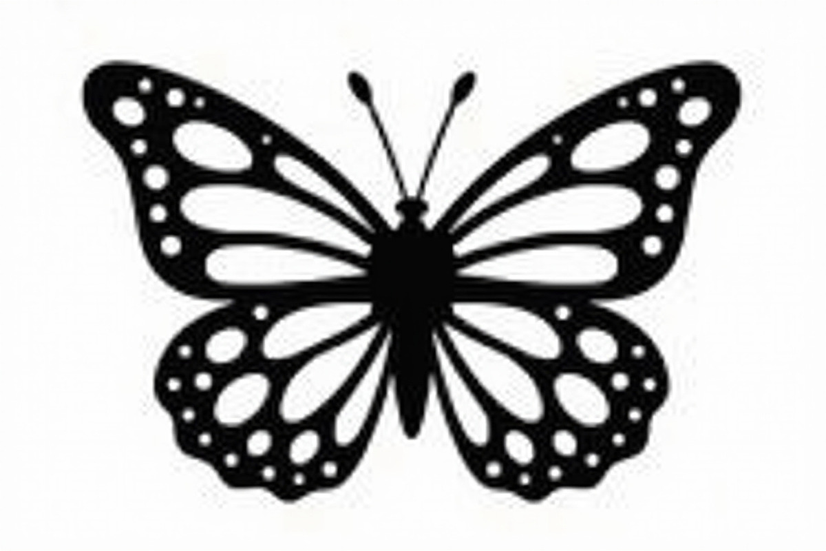 butterfly laser cut design, an Illustration by Designer_Momina (Photo 8 of 13)