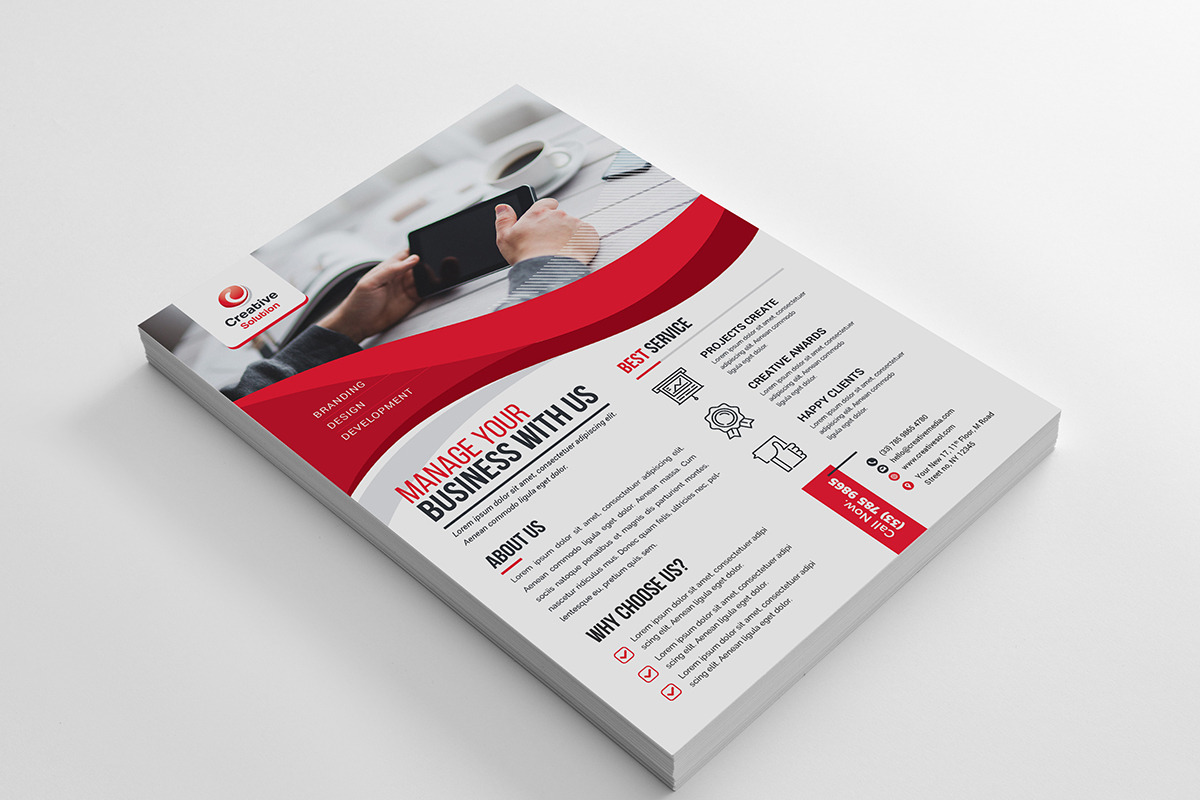 Corporate Flyer, a Flyer Template by GenerousArt (Photo 5 of 11)