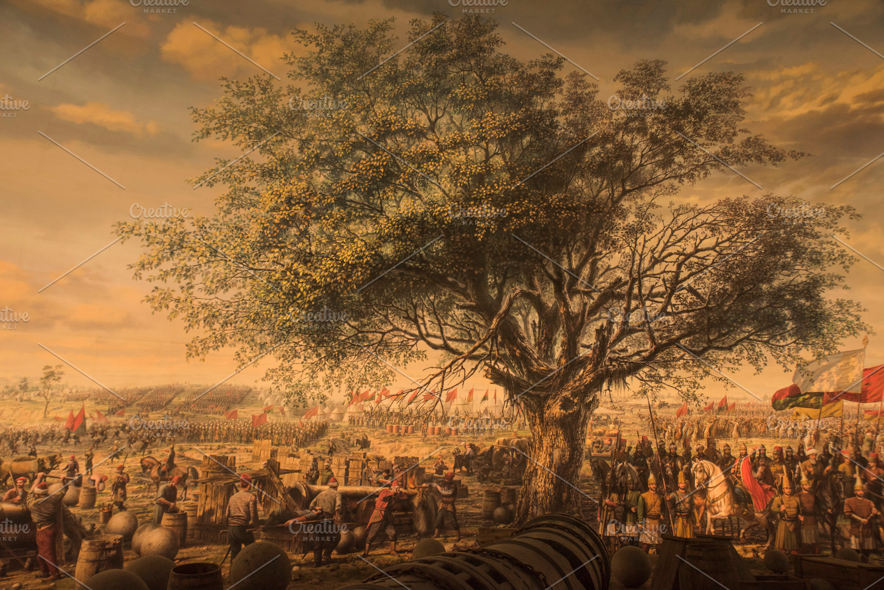 Panorama of war in constantinople 6 stock photo containing abstract and ads, an Arts & Entertainment Photo by Zoomin Istanbul