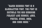 Black Gesorix - Gothic Font, a Blackletter Font by QR Design Studio (Thumbnail 5 of 8)