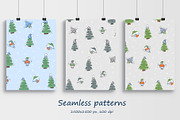 Winter Pattern Collection, a Pattern Graphic by Ann Bright (Thumbnail 3 of 11)