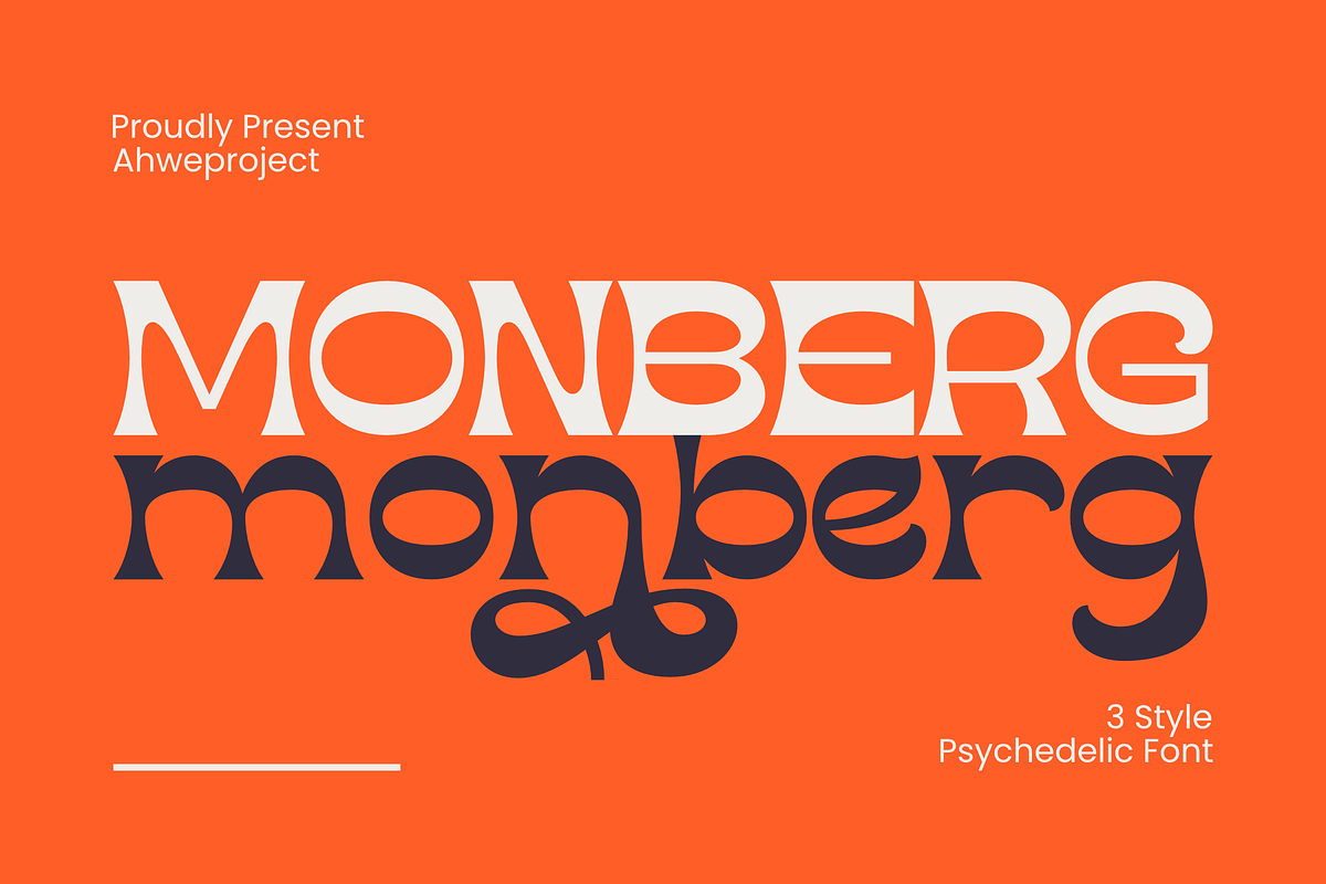 Monberg, a Sans Serif Font by ahweproject (Photo 1 of 9)