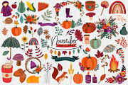 November Clipart | Fall Clipart, an Illustration by illuztrate (Thumbnail 1 of 6)
