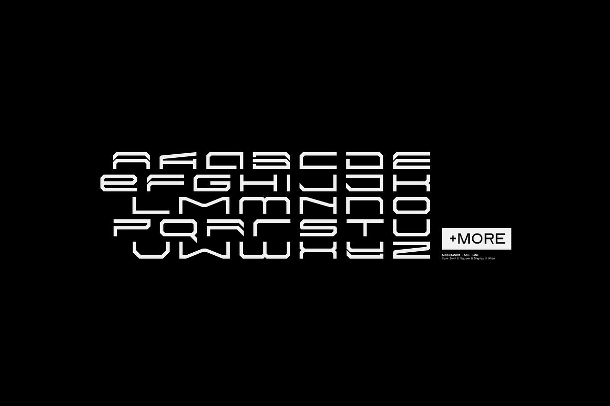 MBF Cane, a Sans Serif Font by MoonBandit (Photo 6 of 8)