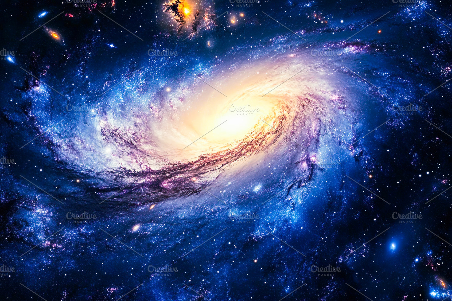Beautiful Spiral Galaxy, a Background Photo by Ales Munt