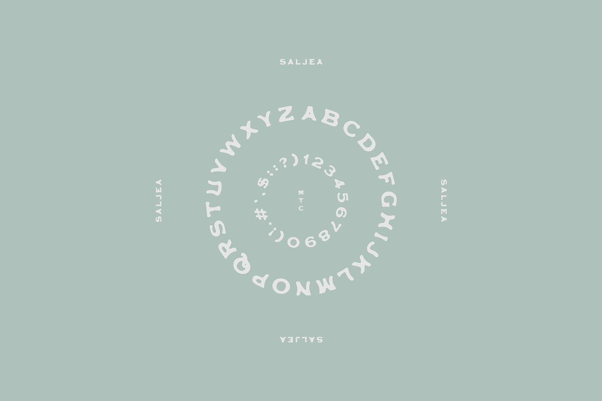 Saljea Typeface, a Font by Maybe This Color (Photo 2 of 3)