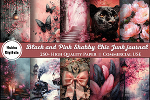 250+ Pink Shabby Chic Junk journal