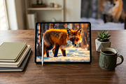 Winter Fox Glow | Stock Photo, an Animal Photo by Aura Canyon HQ (Thumbnail 5 of 6)