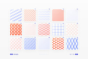 150 Geometric Seamless Patterns Set, a Pattern Graphic by Samolevsky (Thumbnail 11 of 20)