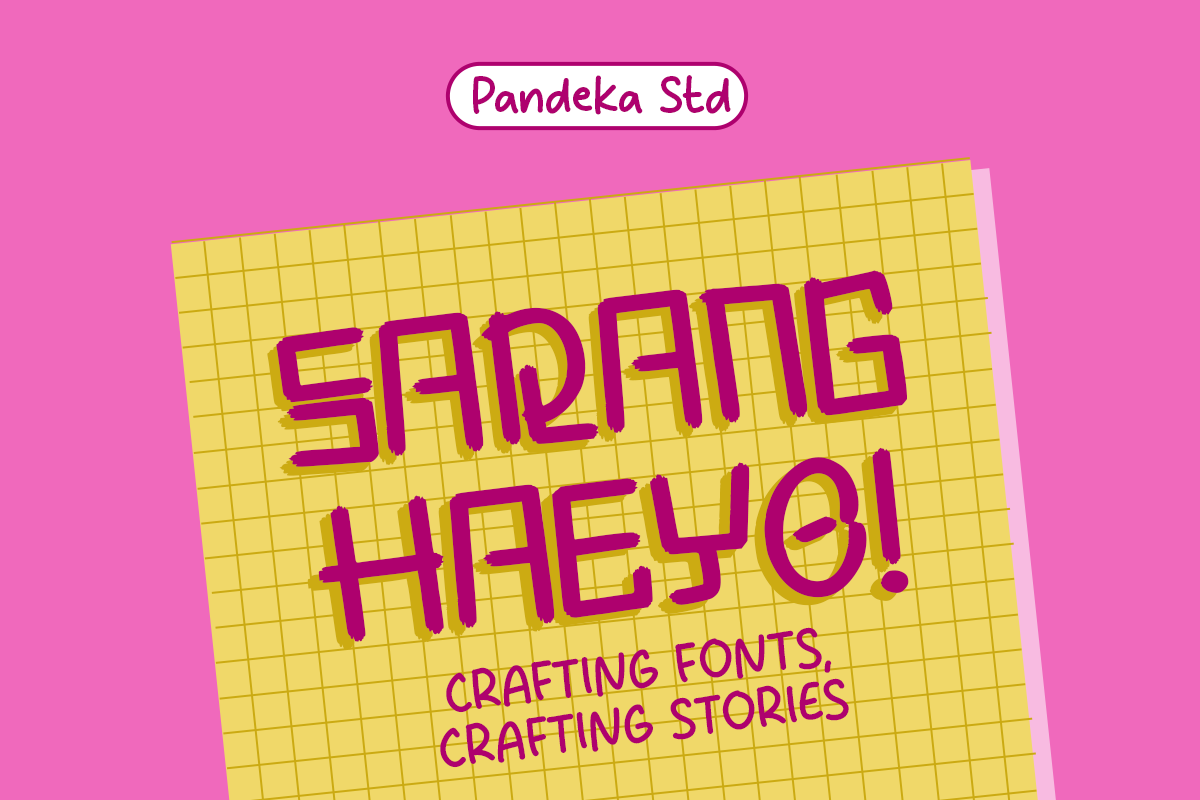 Gangmo - Korean Pop Display, a Sans Serif Font by Pandeka Studio (Photo 3 of 9)