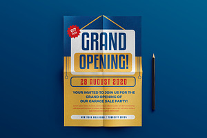 Grand Opening Invitation Flyer