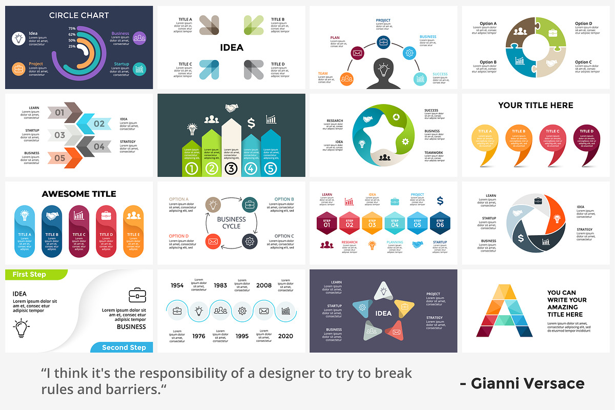 TOP 200 Infographic Slides, a Presentation Template by Wowly Design (Photo 6 of 12)