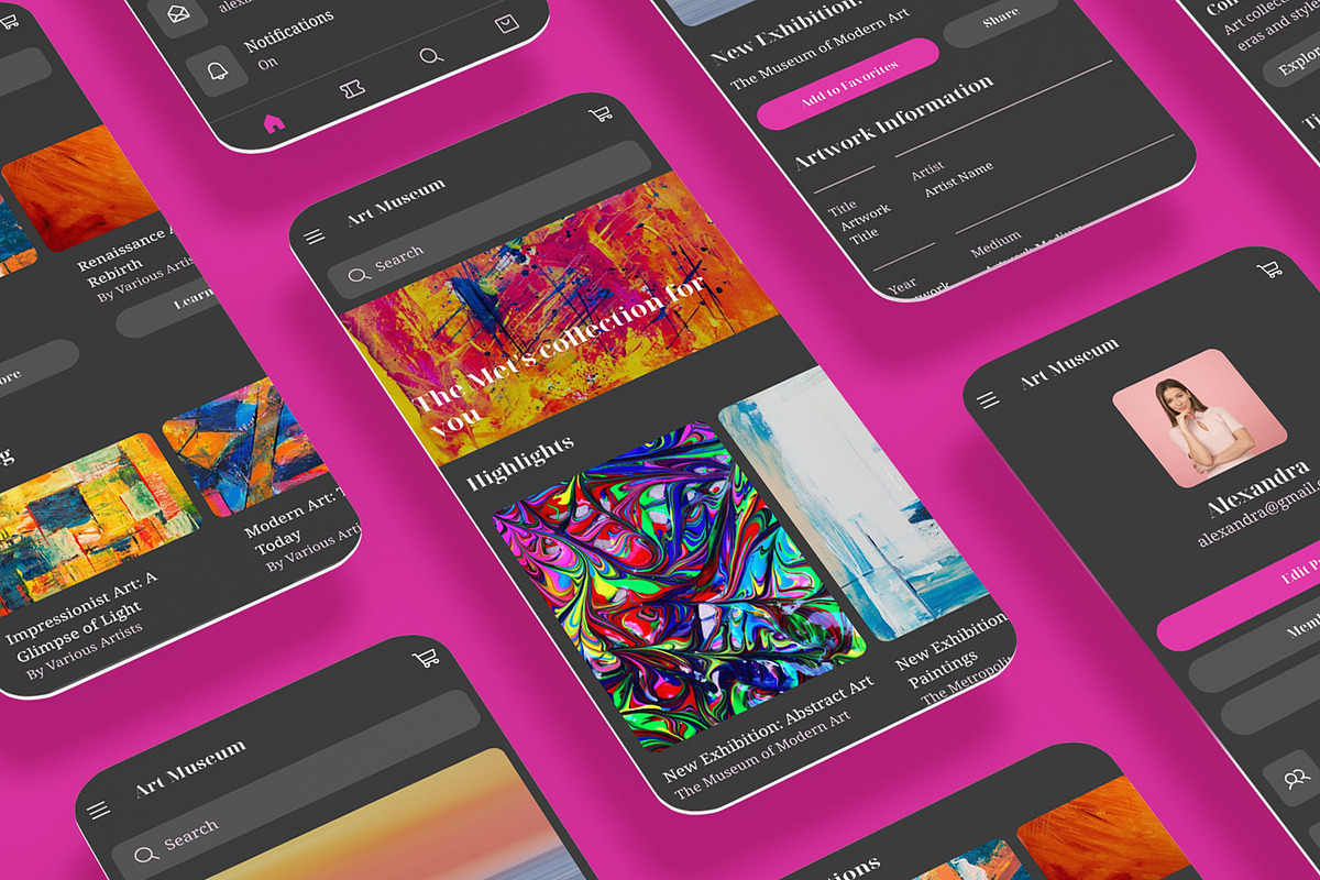 Black Art Museum, gallery & Artworks, a Websites & App Template by nagaredesignstudio (Photo 1 of 2)