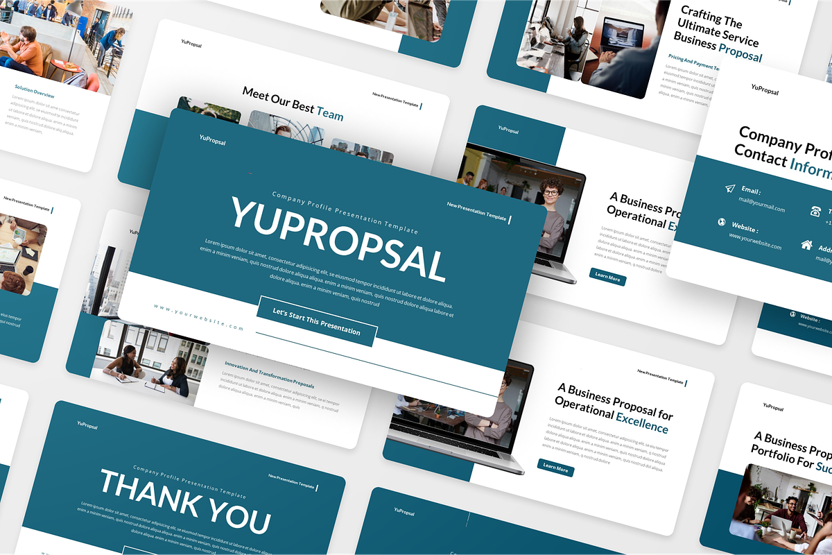 Business Proposal Google Slide, a Presentation Template by Annora Studio (Photo 4 of 5)