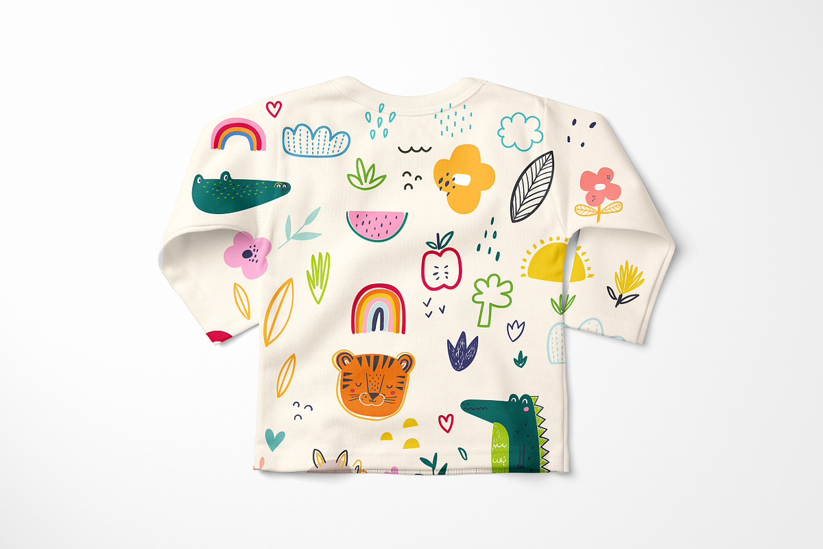 Baby hand drawn animals collection, an Animal Illustration by MoleskoStudio (Photo 12 of 24)