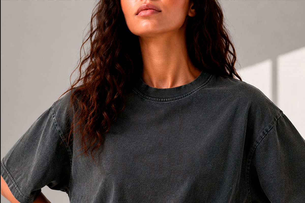 Comfort Colors 1717 Charcoal 20 Mock, a Shirt Mockup by ElDesignState (Photo 1 of 2)