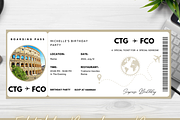 Editable Boarding Pass Template, a Card Template by YasdeyDesigns (Thumbnail 2 of 8)
