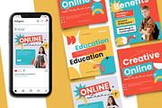 Online Learning Instagram Post, a Social Media Template by Artnivora.Std (Thumbnail 2 of 2)