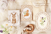 Charming meadow - woodland clipart, a Decorative Illustration by polikarpovaart (Thumbnail 3 of 30)