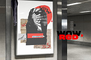 Red collage Cut out Mixed media set, an Object Graphic by 60secondsArt (Thumbnail 2 of 12)