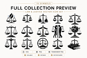 Justice Scales Branding Kit 45 Files, an Object Graphic by AvalgaCollectiblesan (Thumbnail 1 of 3)