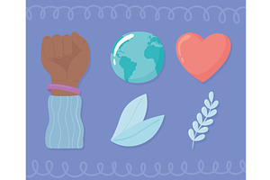 world against racial discrimination, a Person Illustration by studiogstock