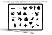 Galaxy Creator Kit for Procreate, a Brush Add-On by theinkaffair (Thumbnail 6 of 9)