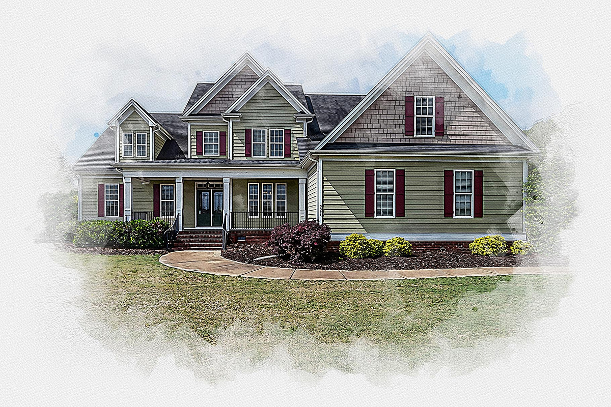 Watercolor House Painting Art Effect, an Action Add-On by MRI STUDIO (Photo 10 of 17)