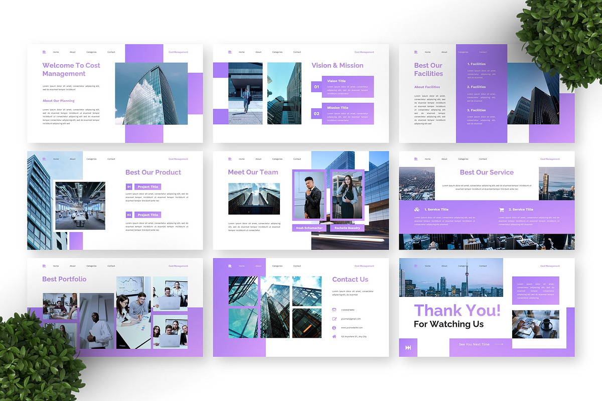 Cost Management - Business Key, a Presentation Template by Deepslide Studio (Photo 4 of 4)