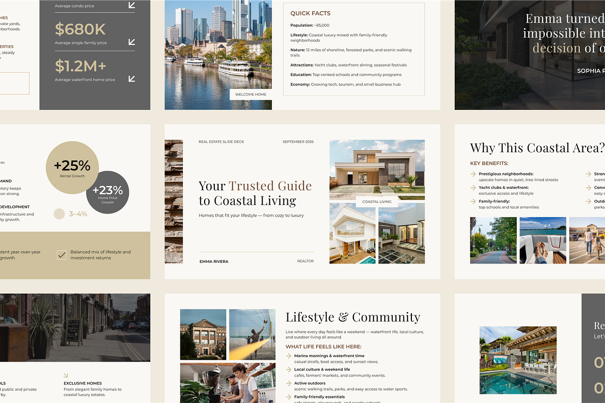Real Estate Agent Canva Template preview 4