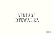 Vintage Typewriter, a Handwritten Font by Olive & Lu Paper (Thumbnail 1 of 2)