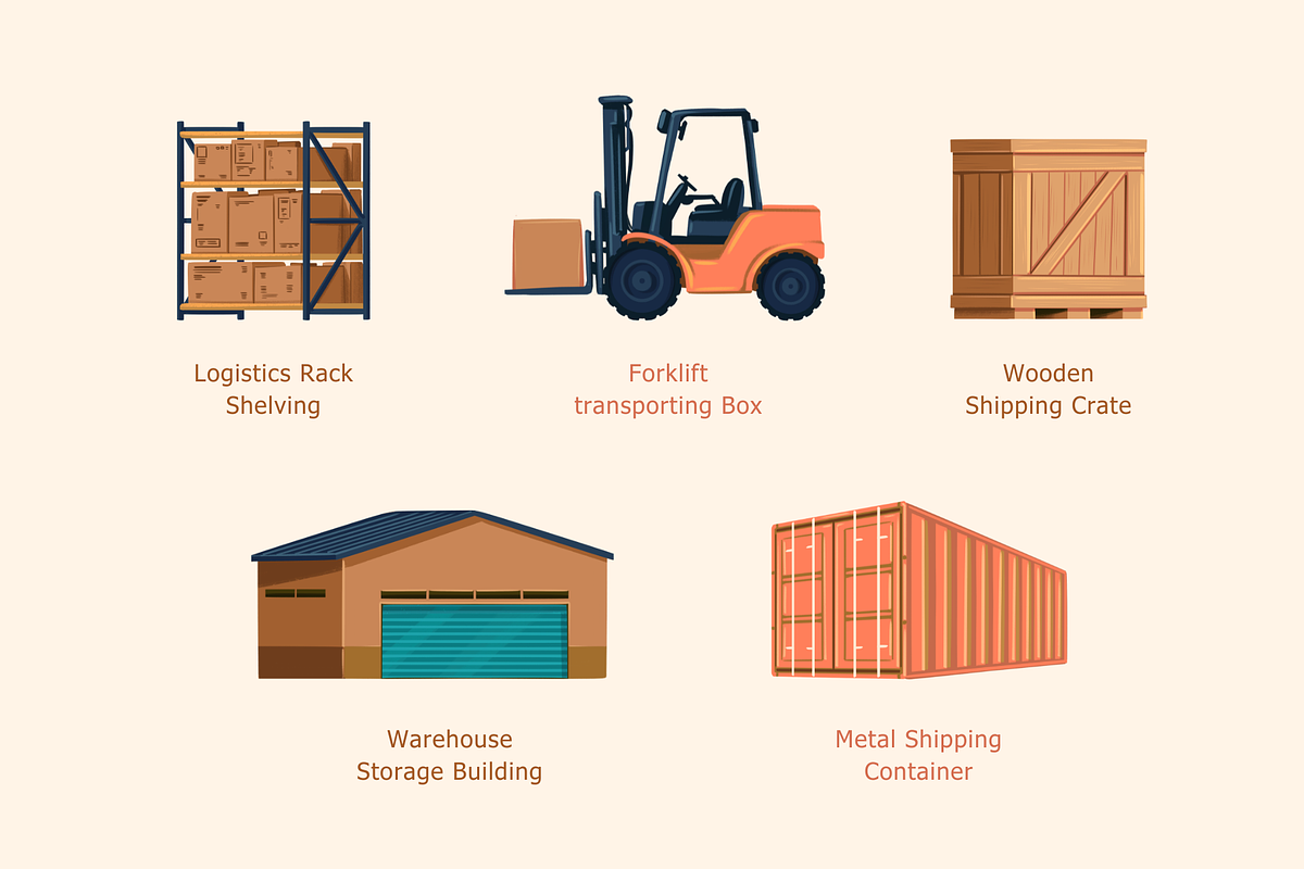 Warehouse and Logistics, an Object Graphic by Deemak Daksina (Photo 3 of 3)