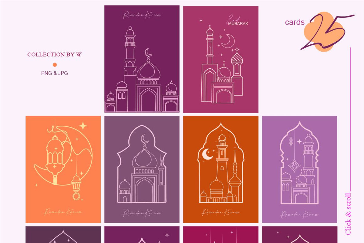 Ramadan Kareem, an Object Illustration by Collection by VY (Photo 5 of 14)