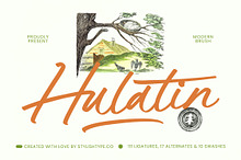Hulatin Modern Brush Script