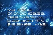 Simple Tech, a Sans Serif Font by Atj.std (Thumbnail 4 of 12)