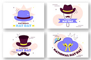 11 National Hat Day Illustration, a Person Illustration by denayunebgt (Thumbnail 2 of 5)