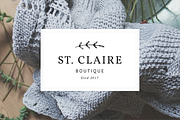 25 Delicate Feminine Logos - Vol 3, a Branding & Logo Template by Davide Bassu (Thumbnail 2 of 6)