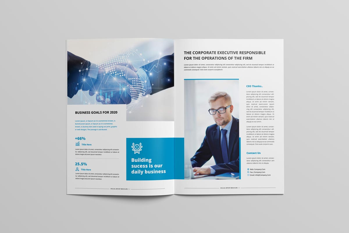 Annual Report Brochure, a Brochure Template by New Lines (Photo 12 of 14)